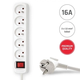 Brennenstuhl Prodlužovací kabel 16A s vypínačem